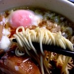 めだかタンタン - 4回目　魚介中華そば　680円　+温玉