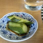 江ちゃんラーメン - ラスト胡瓜