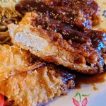 サンセット８７ - コンビCプレート13番のポークカツ断面