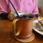 レ・ボ・プロヴァンス - ケーキセットに付けた,iceコーヒー(*´・ω-)b