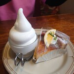 レ・ボ・プロヴァンス - ミニソフトクリーム&タルト(*´・ω-)b