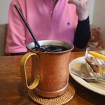 レ・ボ・プロヴァンス - コーヒーup(*´σｰ｀)※主人を入れず巧く撮れなかった⭐