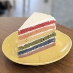 松竹圓カフェ - レインボーケーキ　850円