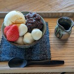 KAGIYA - 料理写真:白玉クリームあんみつ