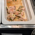 グラスコート - 白身魚の葱生姜蒸し