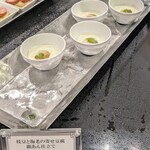 グラスコート - 枝豆と海老の寄せ豆腐　銀あん仕立て