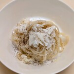グラスコート - チーズのパスタ