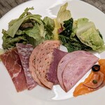 グラスコート - サラダとシーザーサラダ