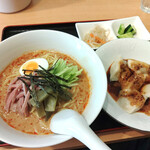 祭麺堂 - 冷やし担々麺のセット