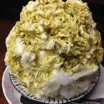 みなと屋 - かき氷、生ピスタチオミルク