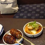 漁火と炭火焼き酒場まつむら - つくね　　ホタテバター