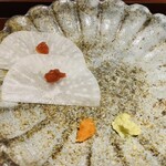 馳走 啐啄一十  - 【写真⑪】氷水〆大根、梅肉載せ