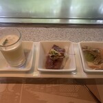 素敵亭 - 海鮮ランチの前菜　これもまた、全部が美味しいのです。　