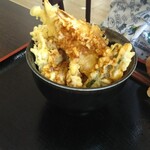 苗穂通り しあわせ食堂 - 2017.12.05に妻が食べたえび天丼？