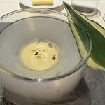 レストラン・ランス・ヤナギダテ - 冷製コーンスープ