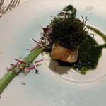 レストラン・ランス・ヤナギダテ - すずき　あおさフリットのせ