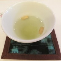 山玄茶 - 最初に昆布茶が供されて。