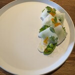 IZA - ②イカのカルパッチョ　⭐️⭐️2点