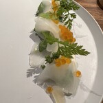 IZA - アカイカのカルパッチョ