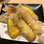 蕎麦きり みよた - '25/06/28 海老と季節の野菜天