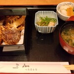 鰻　神田明神下　喜川 - 天重ランチ