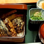 鰻　神田明神下　喜川 - 天重上