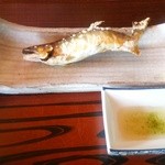京亭 - 鮎塩焼き