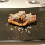 リストランテ カノフィーロ - アナゴのフリット　グアンチャーレと黒トリュフ