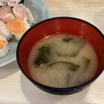 福寿司 - 味噌汁