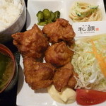 恵比寿和顔 - から揚げ定食　税込８５０円