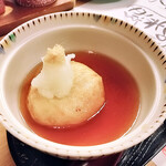 和旬菜と地酒　よし都みやこの　離れ - いちじく揚出し