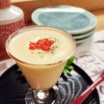 和旬菜と地酒　よし都みやこの　離れ - アスパラすり流し