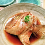 和旬菜と地酒　よし都みやこの　離れ - 鯛かぶと煮