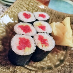 和旬菜と地酒　よし都みやこの　離れ - 鉄火巻