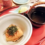 和旬菜と地酒　よし都みやこの　離れ - 焼きお握り茶漬け