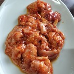 味楽亭 - ホルモン（ギアラ）