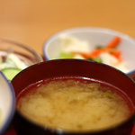 秋田泉中央食堂 - お味噌汁