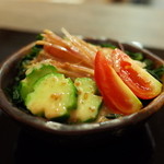 神田 すし昌 - ワカメのサラダ 胡麻ダレ旨し！ 2014.9.1x