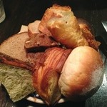 ルーエプラッツ ツオップ - 2014.8　パン盛り合わせ　別角度