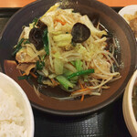 幸楽苑 - 野菜炒めセット