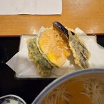 増田屋 - 冷や麦の天ぷら