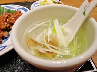 ねぎし - テールスープ