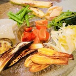仏蘭西料理 やおら料理店 - 今日の野菜の盛り合わせ
