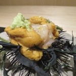 神保町 傳 - 手長海老の雲丹詰め