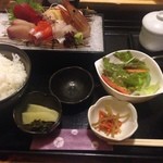 旬彩美酒　小町庭 - 刺身御膳ボリュームあります