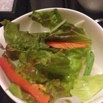 旬彩美酒　小町庭 - サラダは幅広大根の歯ごたえが良いです