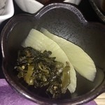 旬彩美酒　小町庭 - さっぱりとお新香です