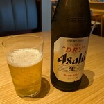 天ぷら こぎつね - スーパードライ500ml（715円）