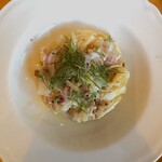 trattoria TORA - 天然カンパチのタルタル