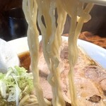 麺屋 丸福 - 吉日食品　中太ちぢれ麺